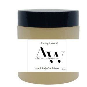Honey Almond Hair & Scalp Conditioner 4oz, made in USA for all hair types